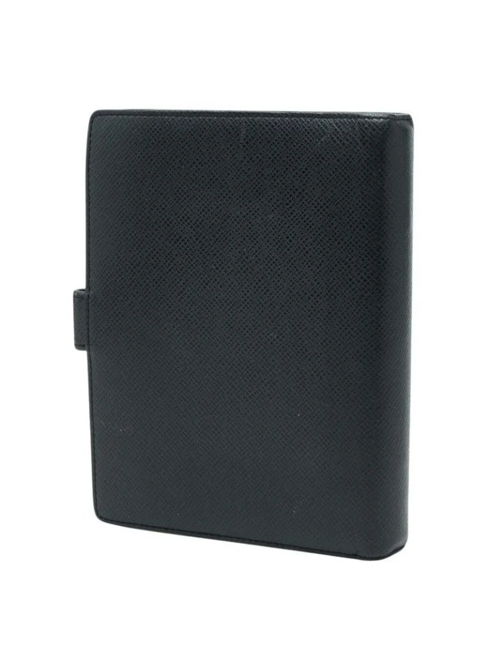 Louis Vuitton Taiga Agenda MM Notebook Cover Black Leather
